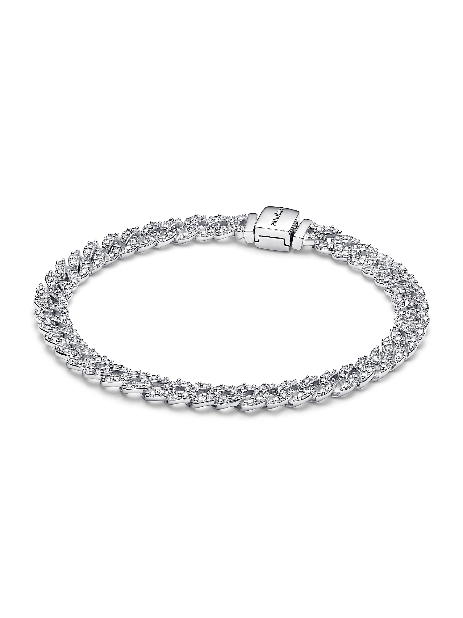 Pavé Cuban Chain Bracelet
