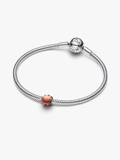 Orange Sun Mini Charm