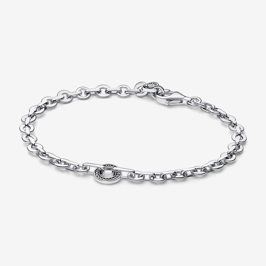 Pandora Signature Pavé Bold Chain Bracelet image number 0