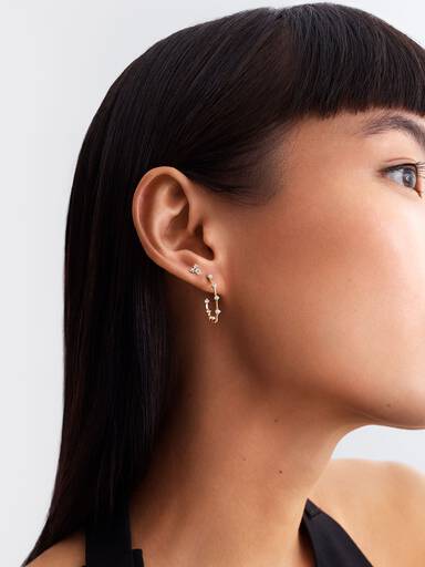 Pandora Era Lab-Grown Diamond Cluster Stud Earrings