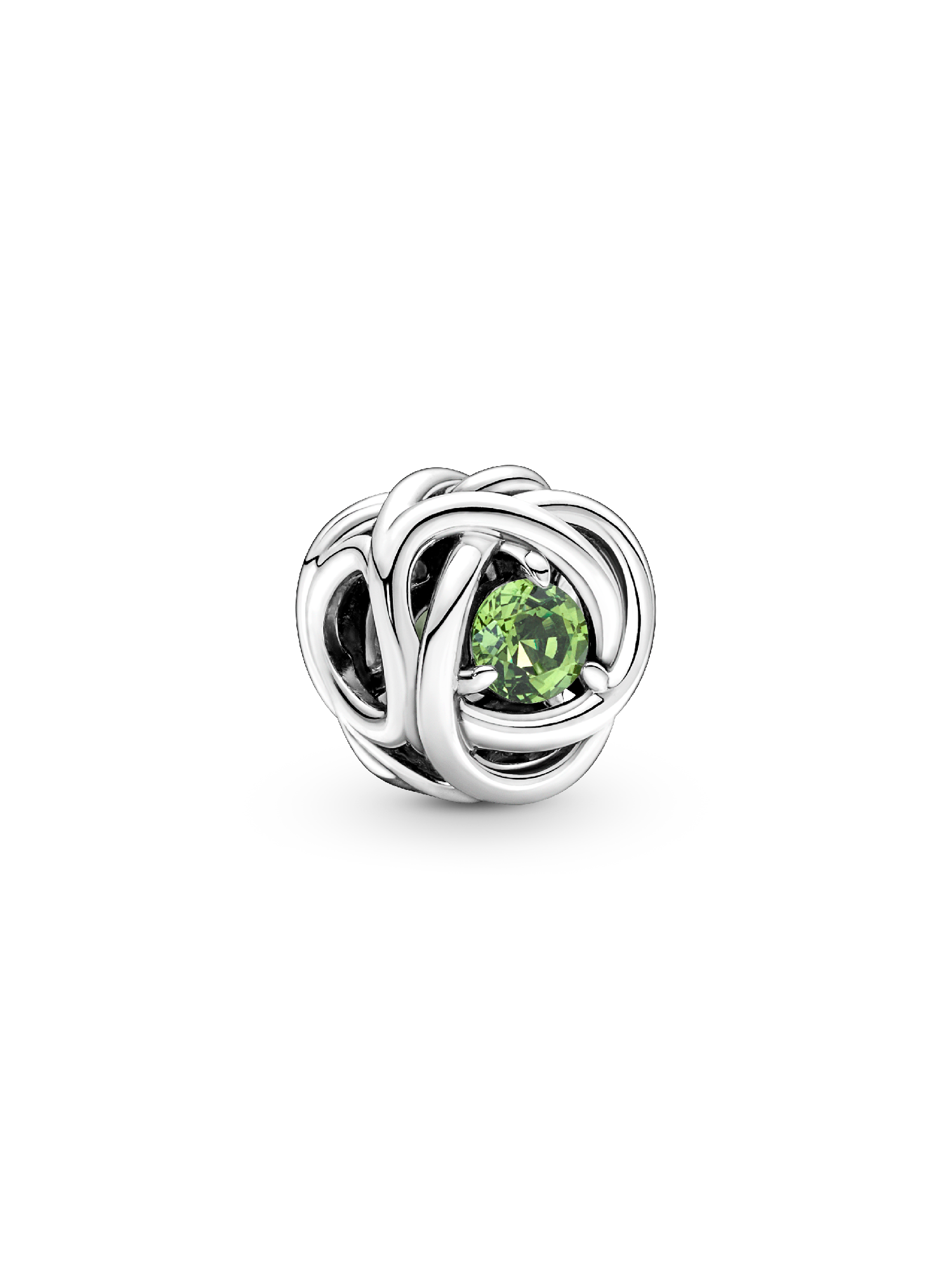 August Birthstone Eternity Circle Charm