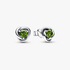 August Birthstone Eternity Circle Stud Earrings August Birthstone Eternity Circle Stud Earrings