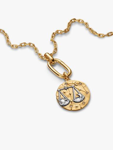 Libra Oversized Talisman Pendant Necklace