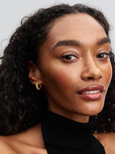 Yellow Hoop Earrings
