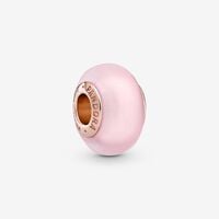 Matte Pink Murano Glass Charm | Pandora UK
